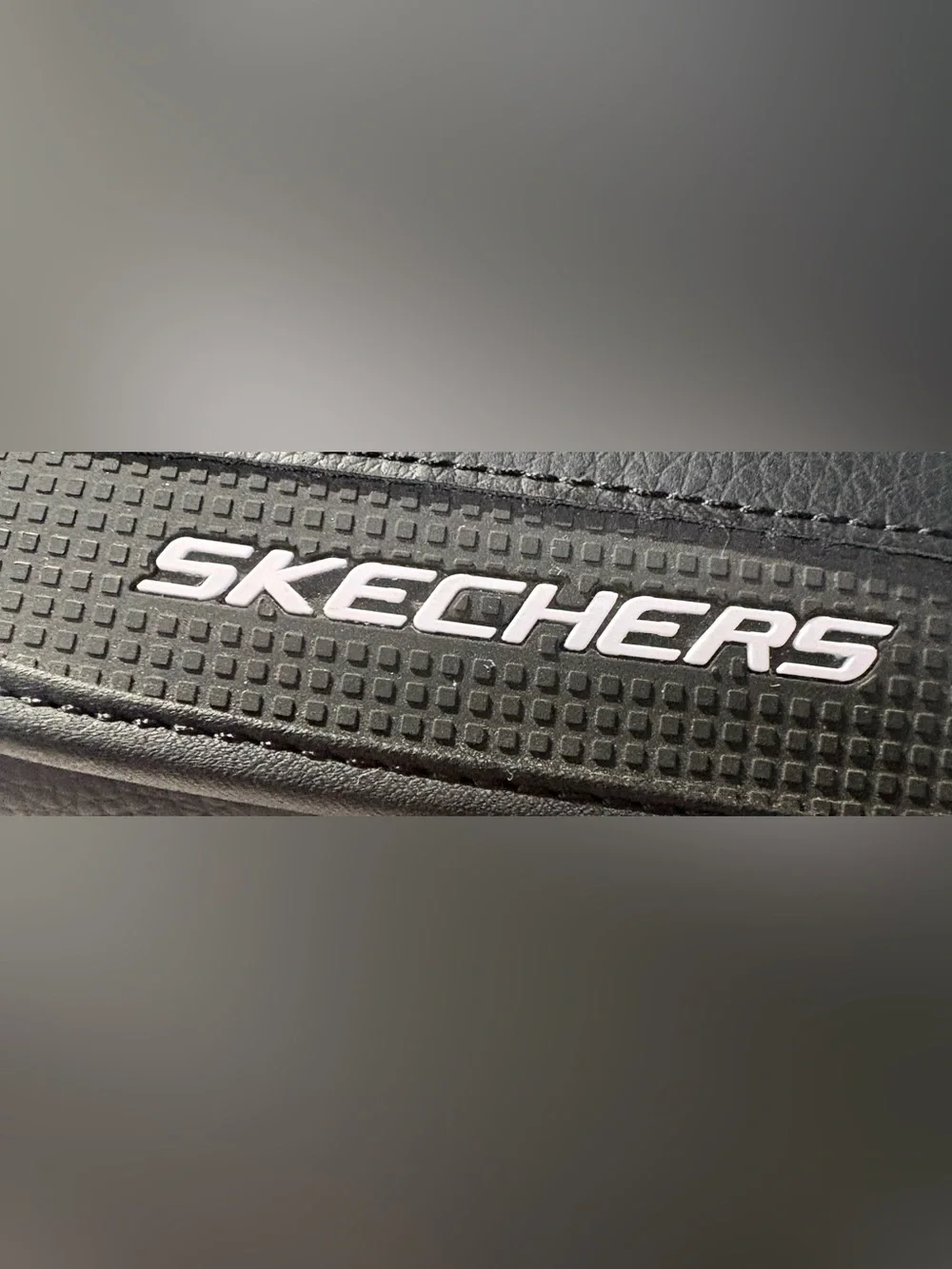 Skechers Black Arch Fit Velcro Slide Sandals
